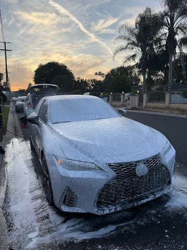 Lexus IS — foam bath wash