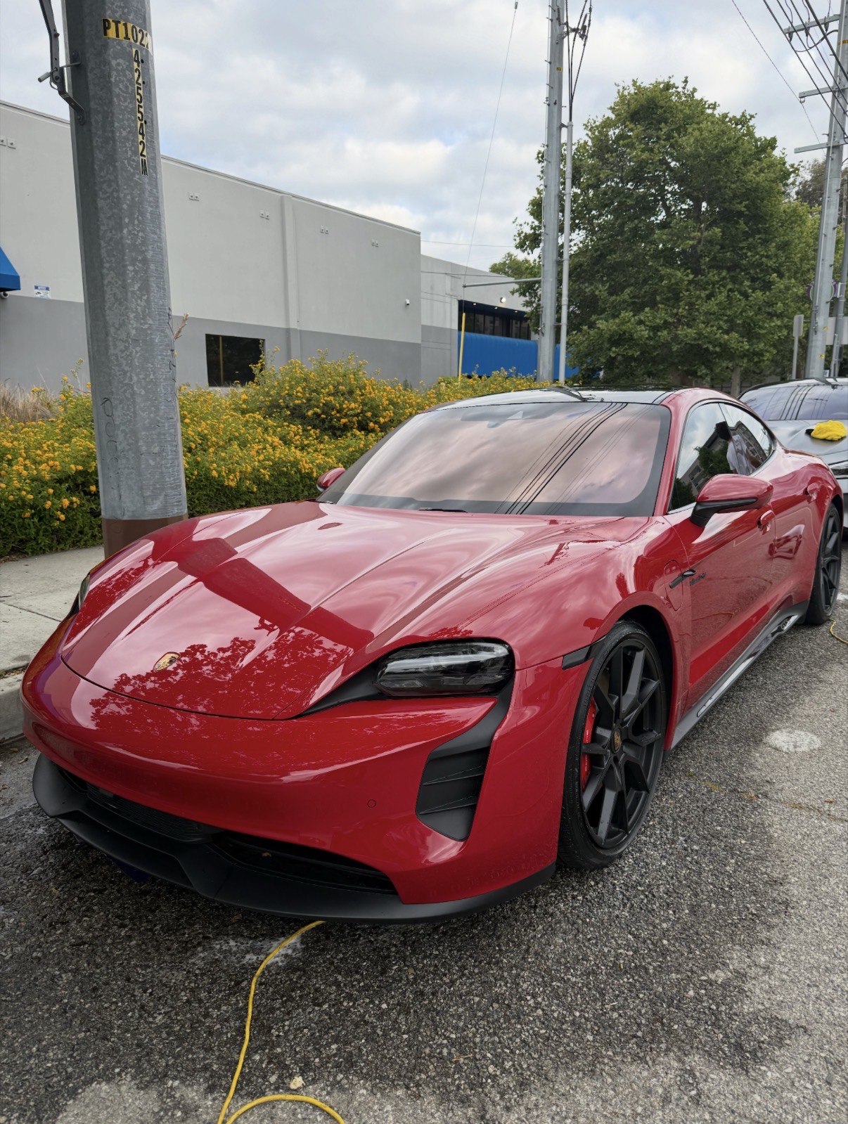 Porsche Taycan — exterior detail